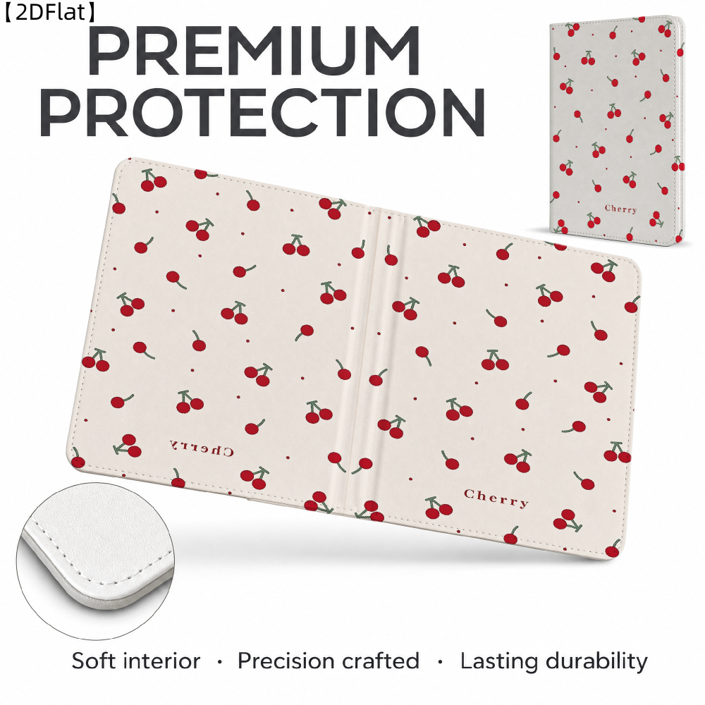 TEMU 1pc For / Case Pattern On Cream Protective Ebook Reader Cover With Hand Grip Hand Strap And Adjustable Kickstand, Auto Sleep Wake Function