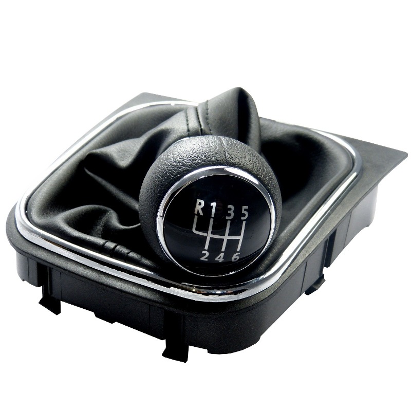 Image of Gear Shift Boot, Gear Shift Sleeve, Gear Shift Knob For Vw , Golf 5, V6, Golf 6, Jetta + Frame