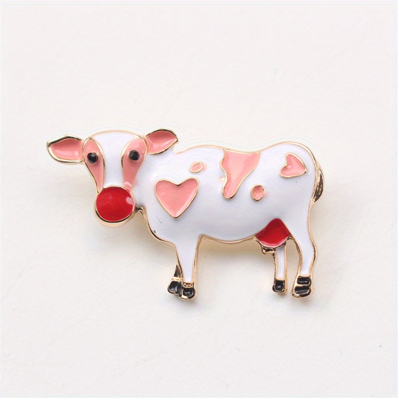 TEMU A Unique And Stylish Zodiac Cow Collar Pin Brooch For Men And Women, Perfect As A Personalized Gift