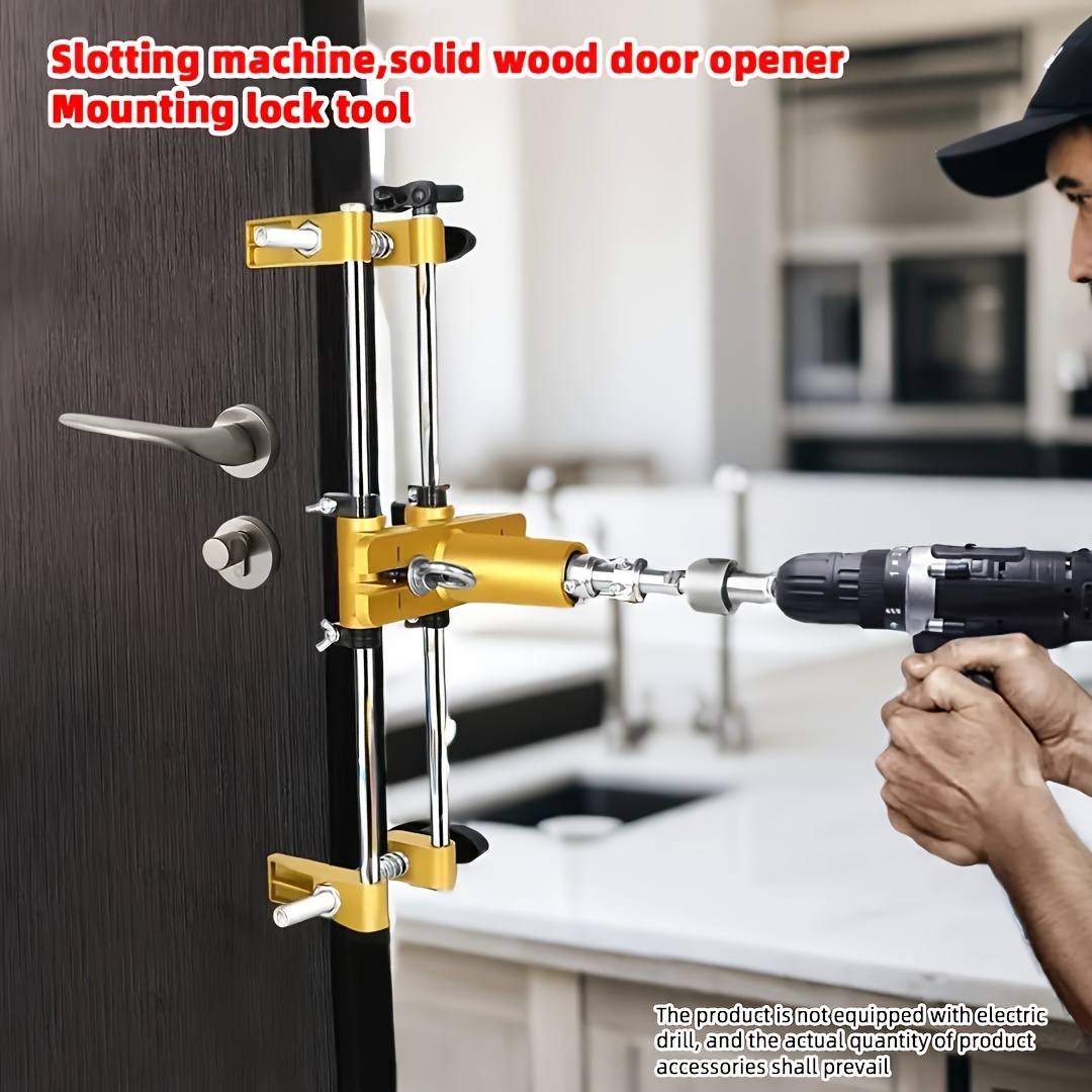 Solid Wood Door Hole Cutter for Indoor Lock Installation