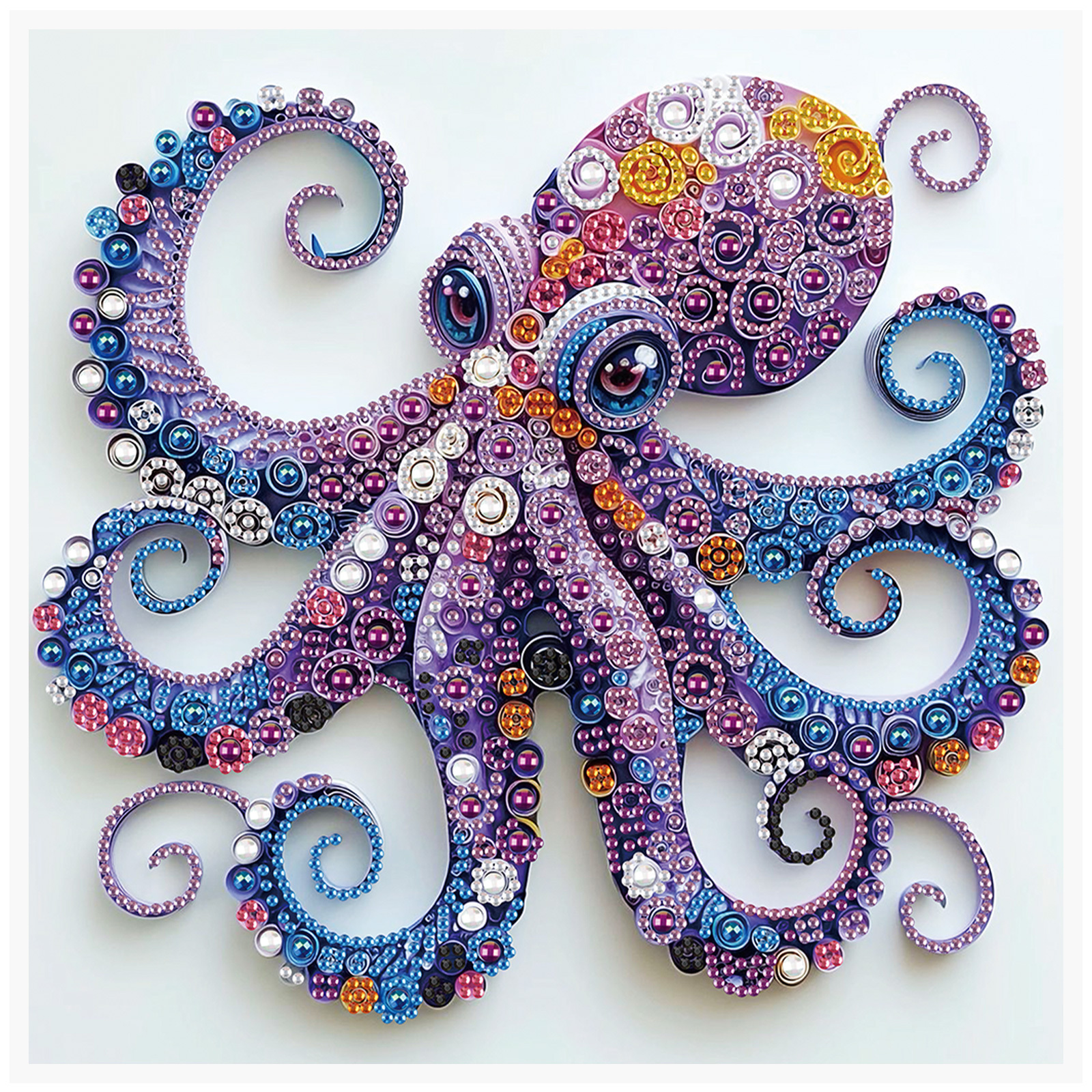 

Diamond Art Painting Kit, 5d Diy Octopus, Special Shape Crystal Mosaic For Beginners, Wall Decor Art For Bedroom, Office, Living Room, Christmas Gift