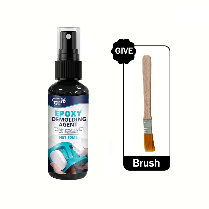 TEMU Spray de epoxi de suavidad, desmoldado rápido, de fundición y sin , adecuado para jabones hechos a , goma, hormigón y moldes de velas, multiuso