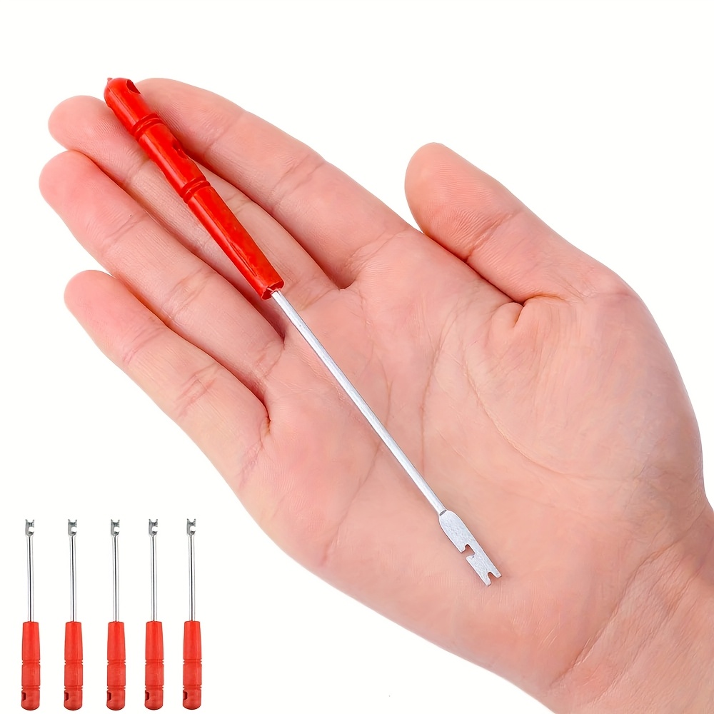 TEMU Set da 5 pezzi per estrazione ami, versione portatile in plastica, sgancio , accessorio da pesca