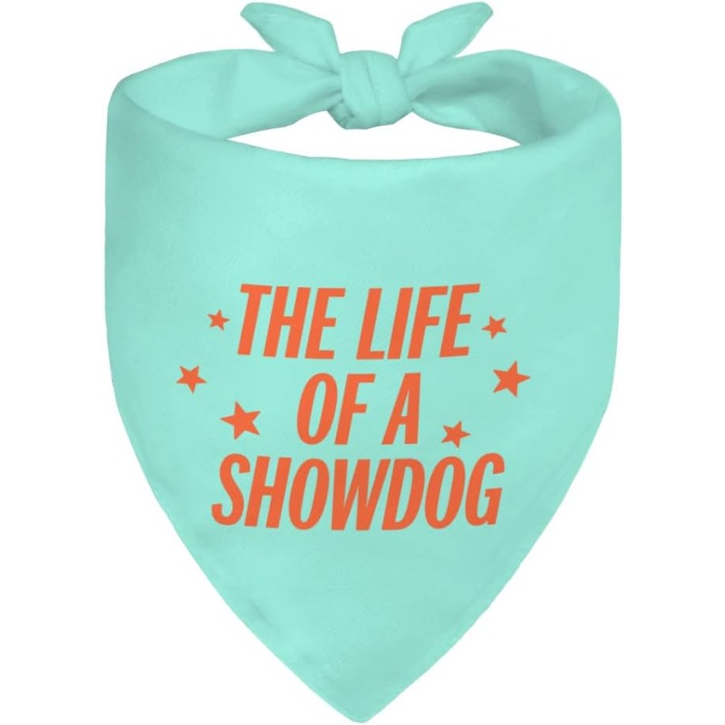 TEMU 1pc " Of A " Bandana Scarf - Suitable For Owners, Adjustable For Small & Medium Puppies, Breedable Pet Accessory, Photo Props, For Conformation