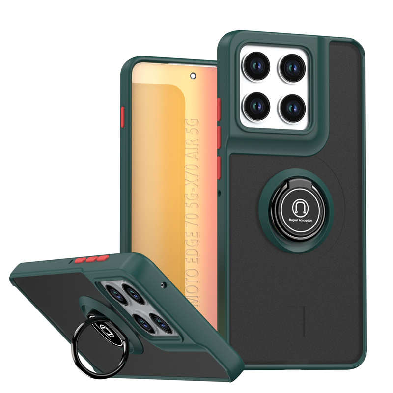 TEMU Phone Case: G86 Ultra-thin Contrast Frosted Mobile Phone Case Suitable For Moto G86 Mobile Phone Case Ring Bracket