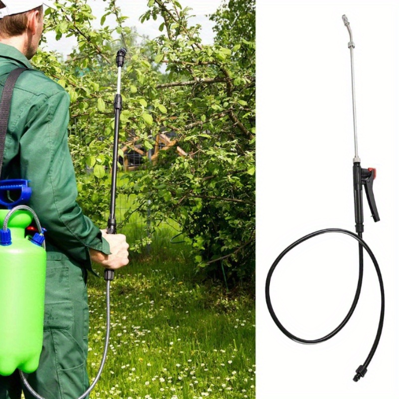 Adjustable And Replaceable Sprayer Component with Nozzle Trigger Rod And Hose Sprayer Rod