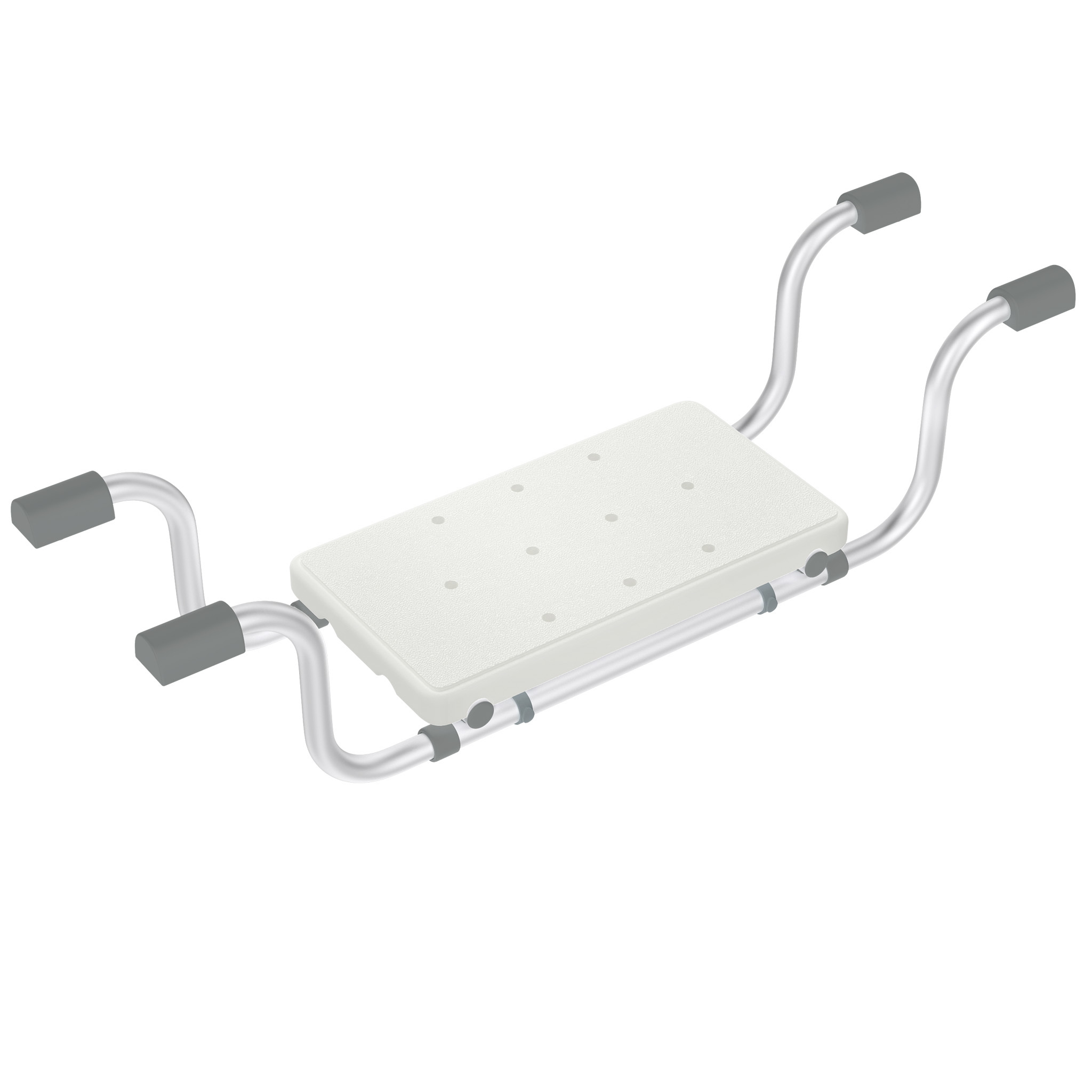 Bathtub Seat Seat Board Load Capacity Up To 150kg Anti-slip Tub Width 72-82cm Bathroom Aid For Seniors White
