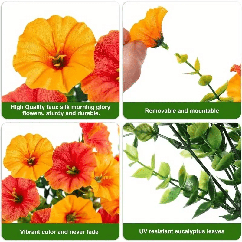 4 stck realistische herbst hngeprunkblumen eukalyptus - Temu Austria