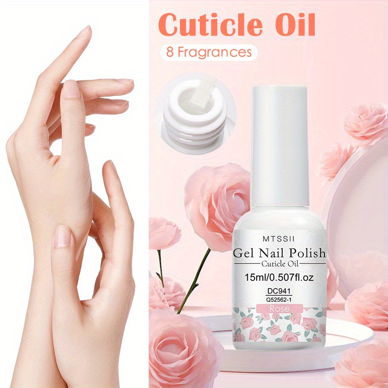 15ml nail cuticle oil protects nails fruit smell nail   gel polish 8 fragrance Product details 6