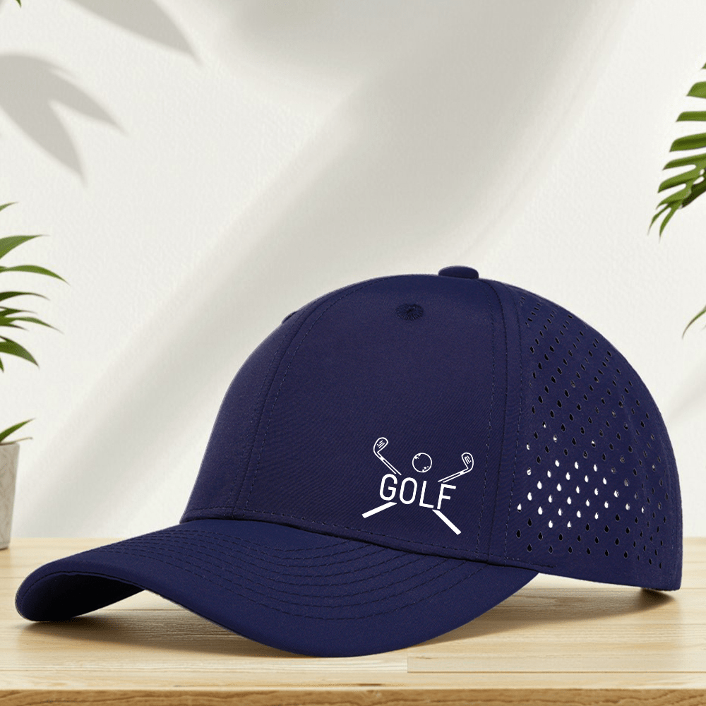 1pc golf cross design breathable mesh back Temu