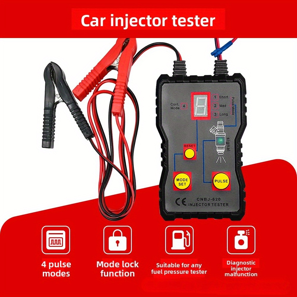 cross border trade hot selling automotive fuel injector testing and cleaning tool car repair tool model 620 without battery Product details 1