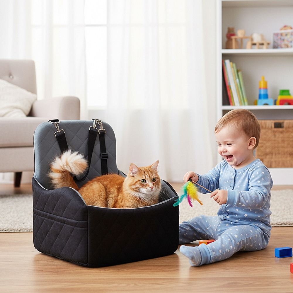 pet supplies car passenger seat elevator non slip car pet bed for small to medium dogs Product details 3