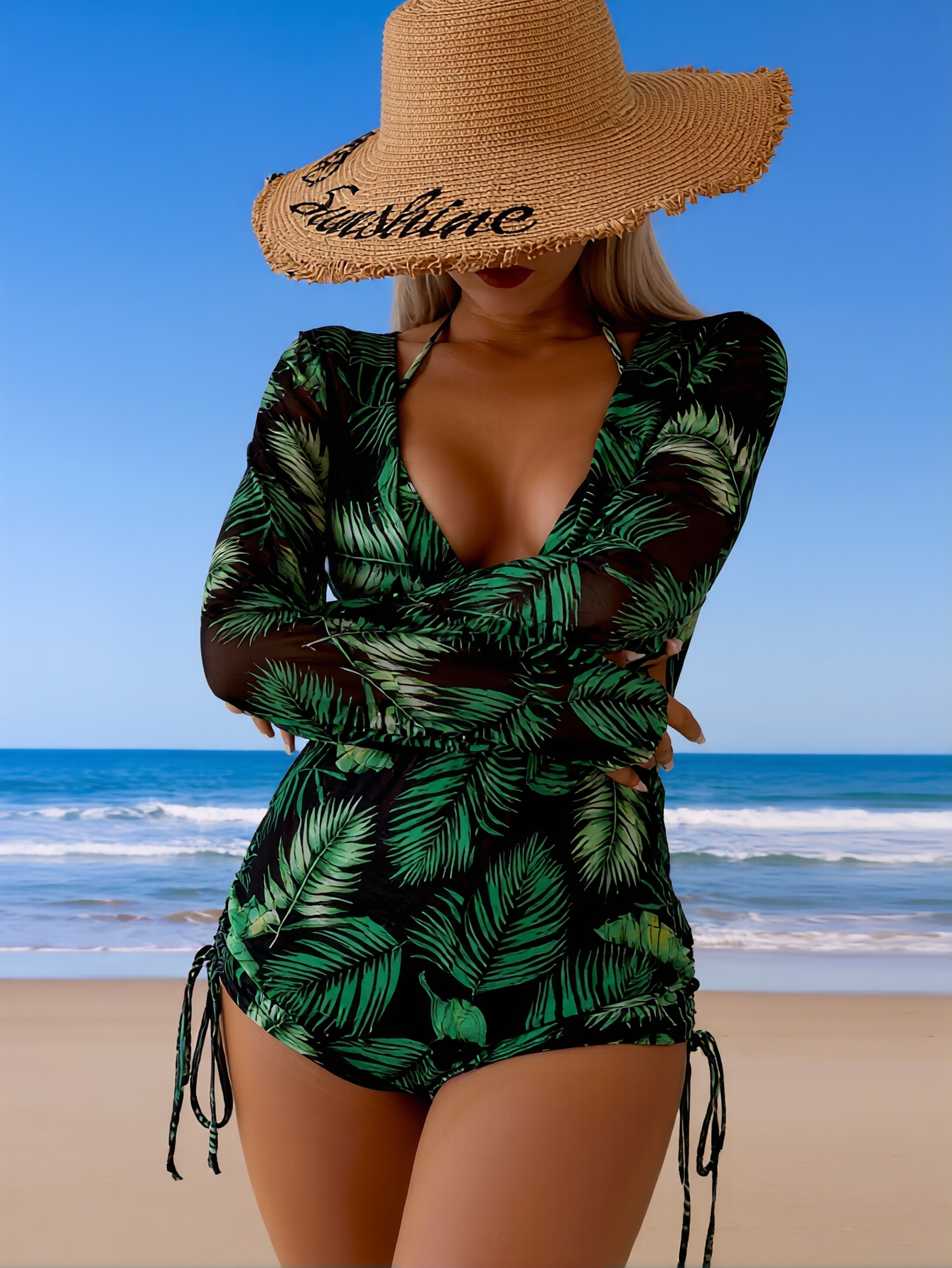 cute swim dress sold on Temu United States