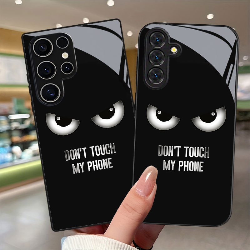 TEMU Phone Case: Cat Eye Pattern Phone Case With Lens Protection, Suitable For Galaxy