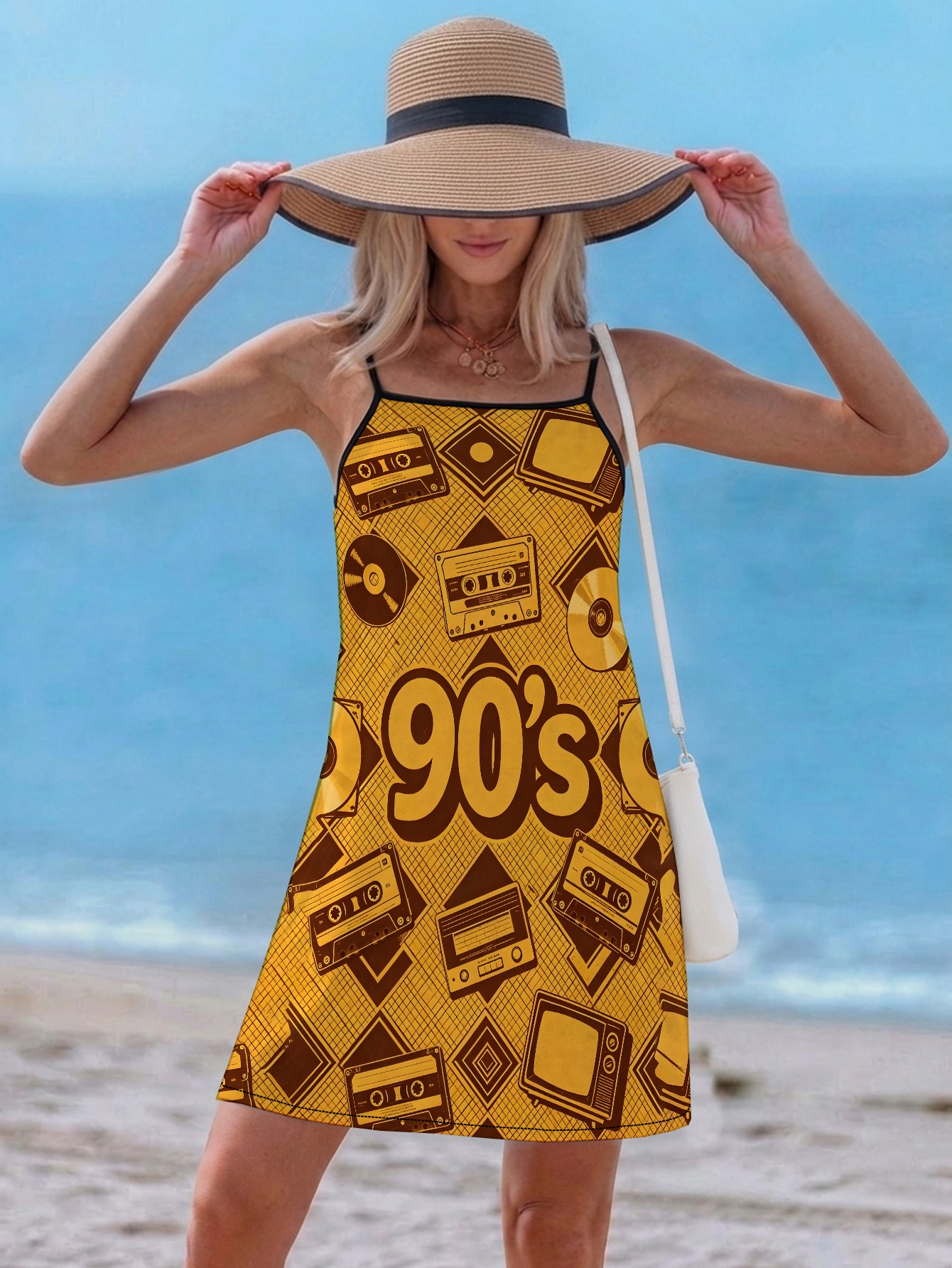 90s dresses Mehra Mini Dress in 90's Grunge Check