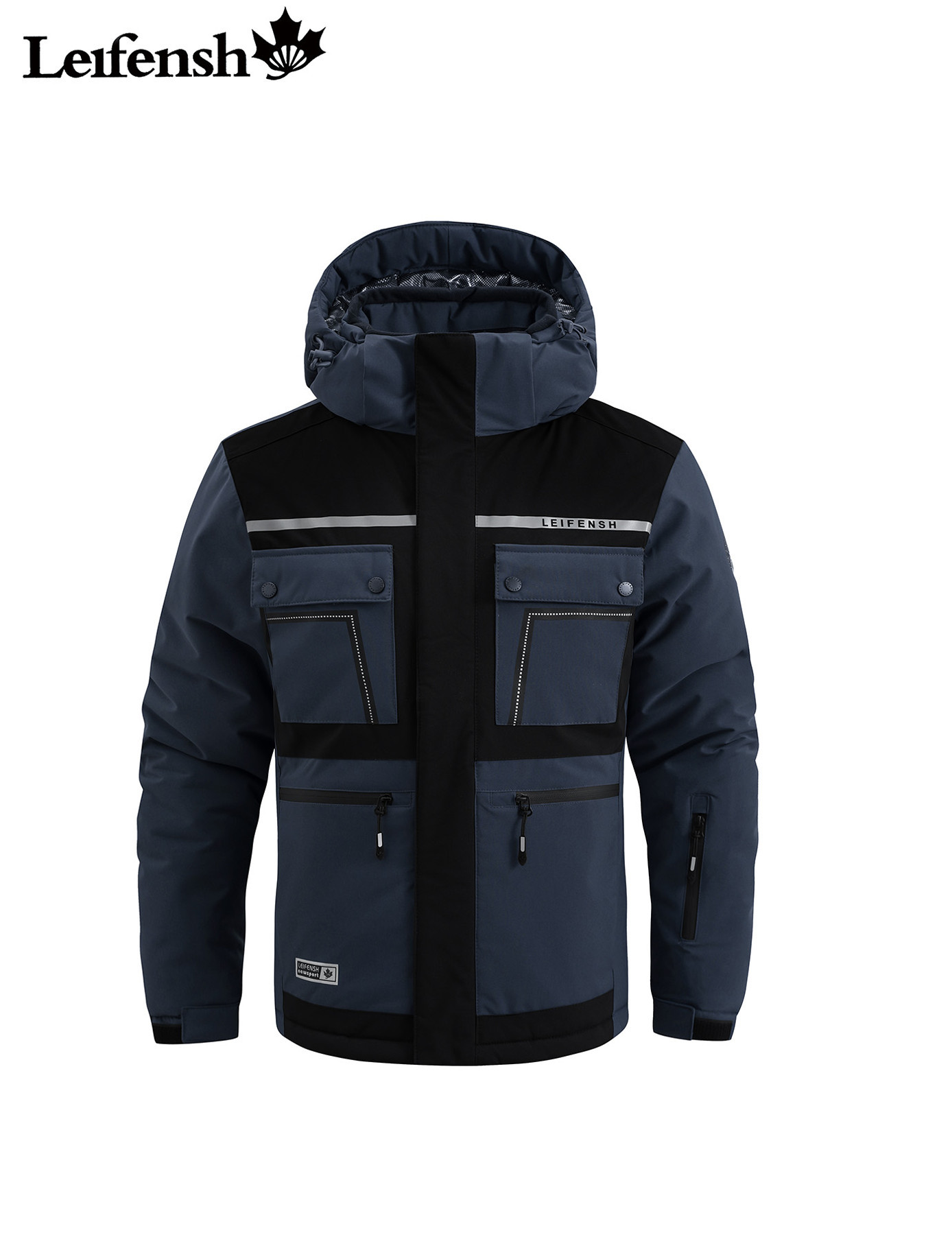 Men's Ski Jacket and Suit Set, 2pcs Windproof Snowboard Outfit