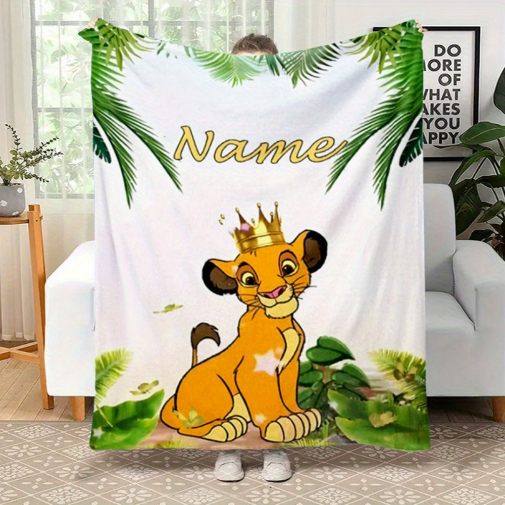 

Ume Personalized Flannel Blanket - Customizable With Name, , Multipurpose, Non-waterproof, Travel & Christmas Gifts