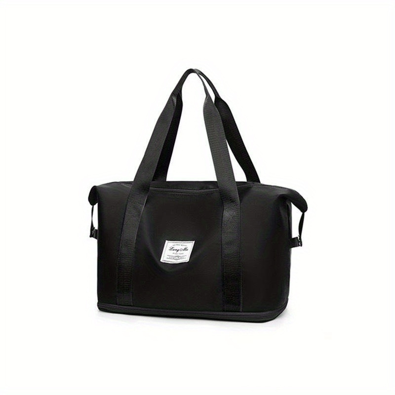 TEMU Large Capacity Folding Travel Bag, Dry And Wet Separation Portable Travel Bag, Lightweight Oxford Cloth Travel Bag, Luggage Bag, Wet And Dry