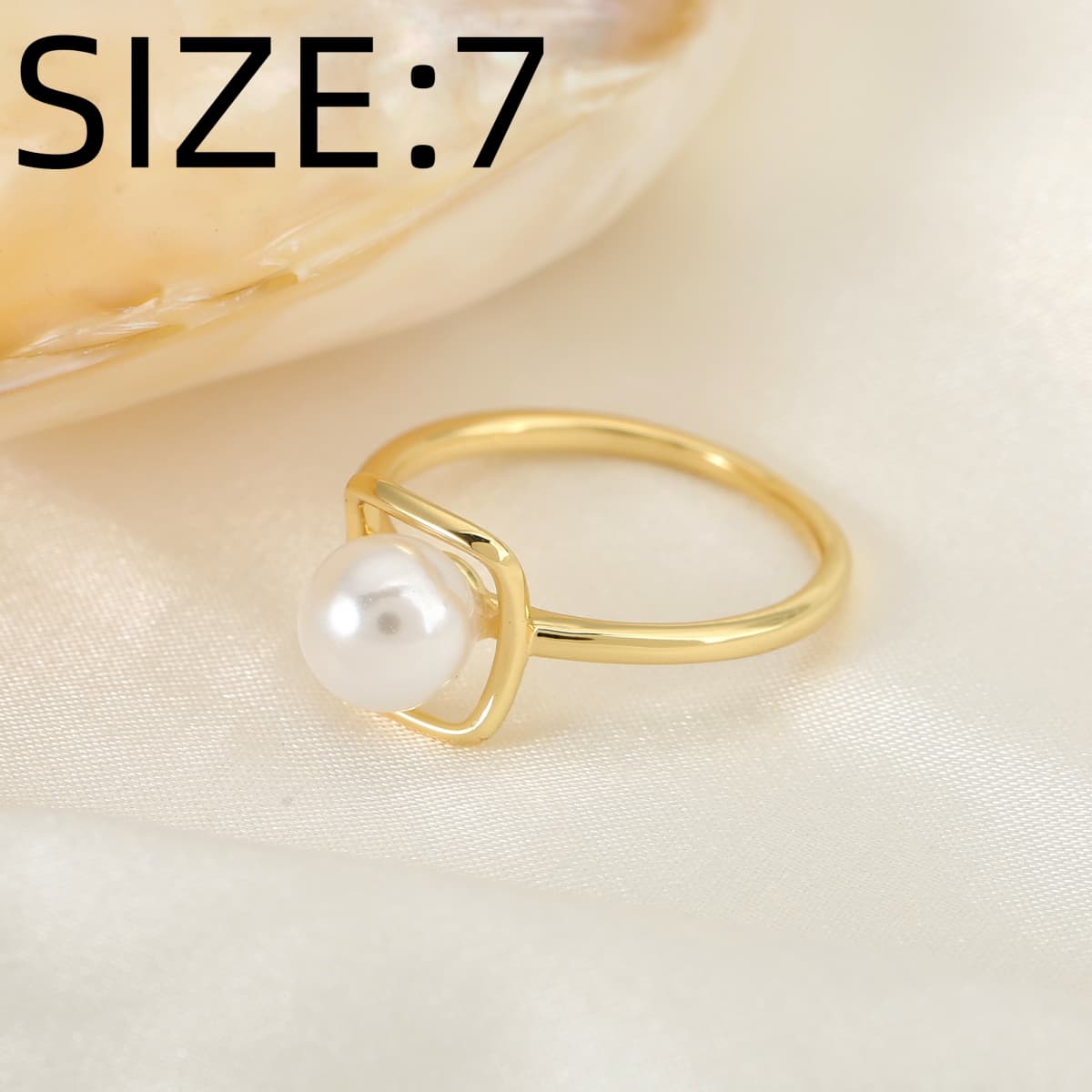 Unisex Copper Starlight Dotted Personalized Fashion Ring