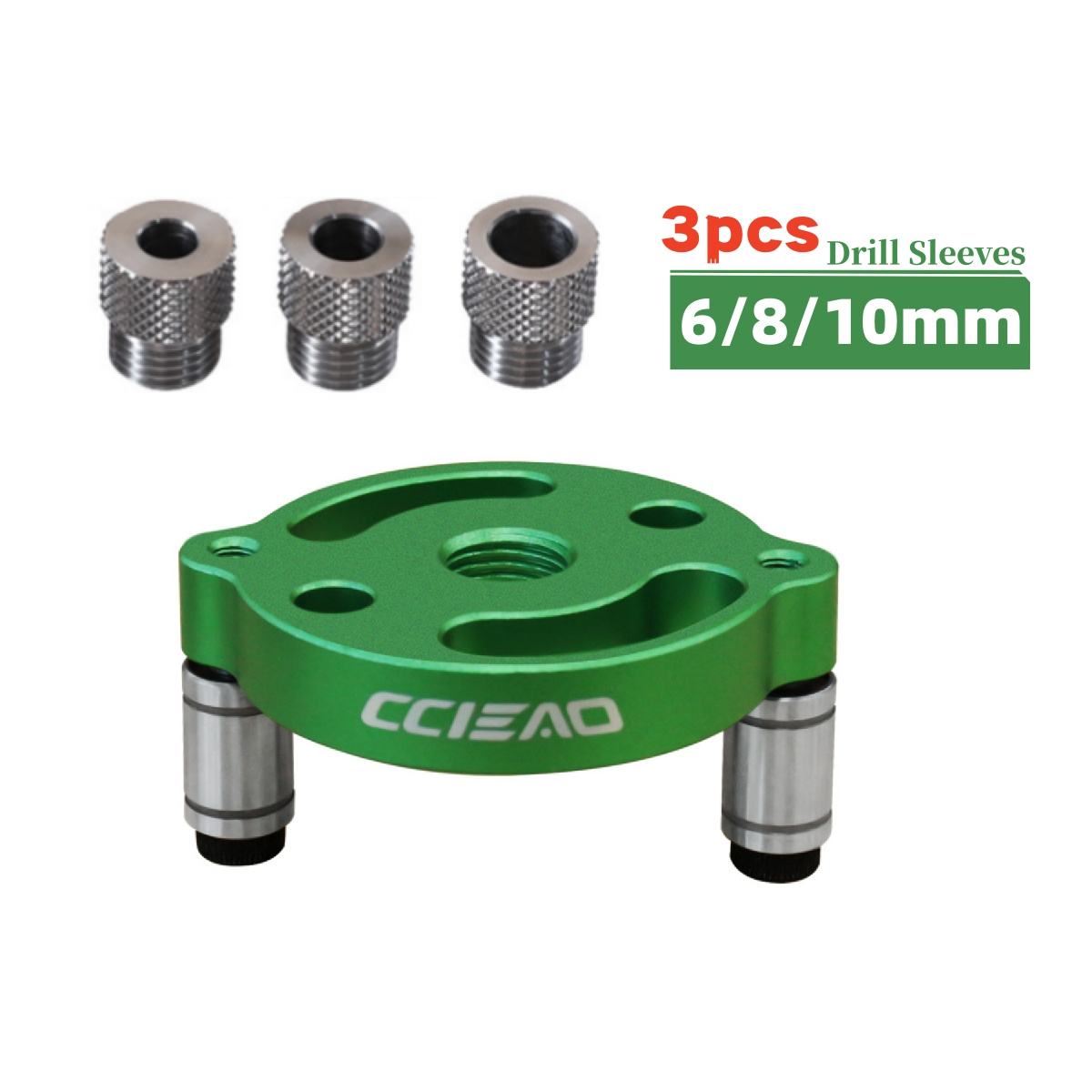 Self Centering Dowel Jig, Drill Guide For Straight Holes With Locator, Woodworking Joint Tool Kit