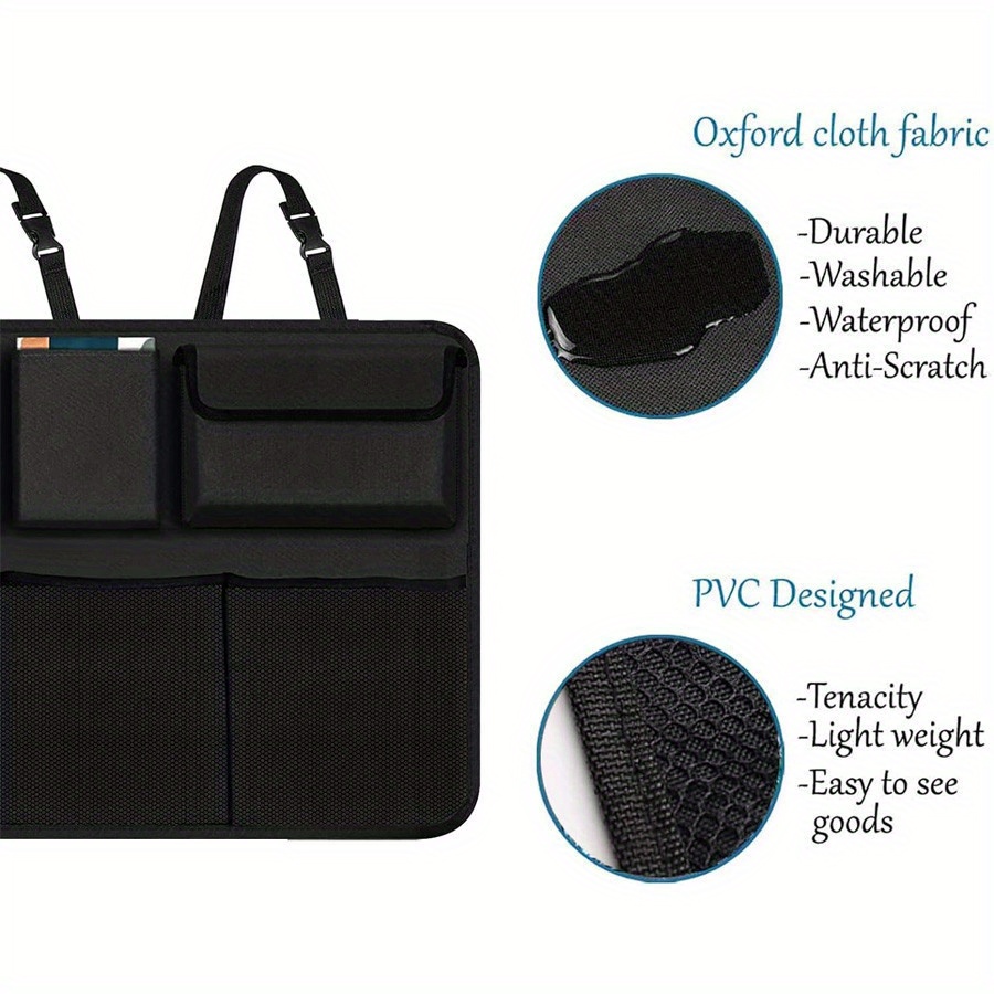 TEMU Universal Car Back Seat Trunk Boot Car Trunk Organizer Car Organizer Back Seat Car Back Seat Organizer Car Seat Organizer