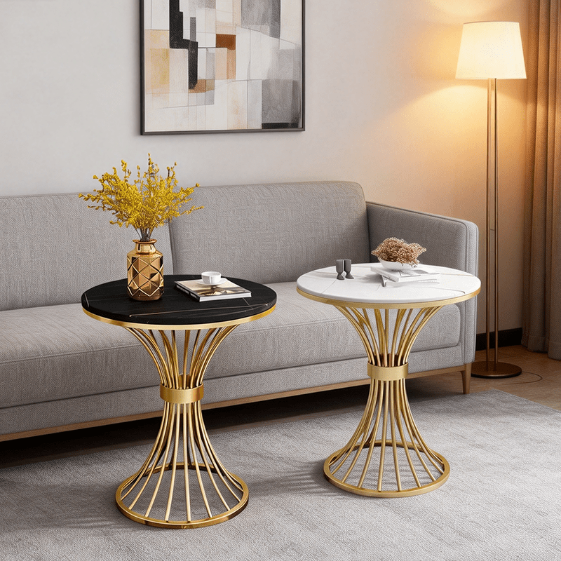 Kreativer Wohnzimmer Beistelltisch, Couchtisch, Kleiner Runder Couchtisch, Moderner Deko Nachttisch, Schlafzimmer Kaffee Snack Tisch