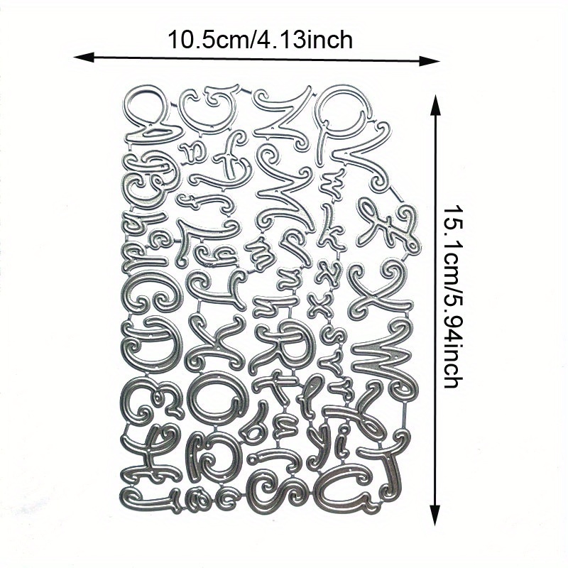Image of Metal Cutting Dies Cut Die Mold Letter Scrapbooking Paper Cards Album Decor Craft Mould Blade Punch Embossing Stencils Handcraft Template