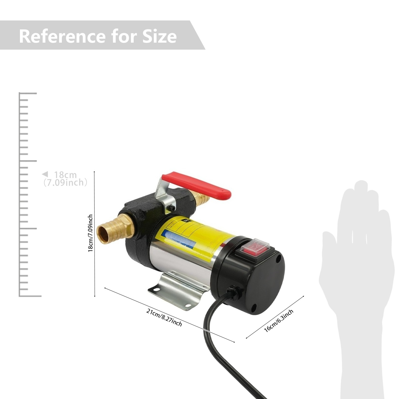 TEMU Vehicle Repair Workshop Equipment, -shaped And Hand-operated Fuel Pumps, Transfer Device Portable Fuel Transfer Tool For Vehicle Daily Refueling