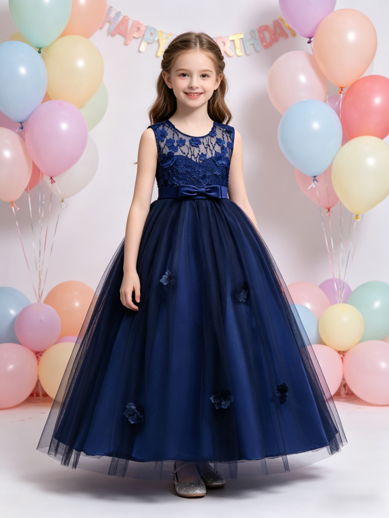 navy dress girls sold on Temu United States