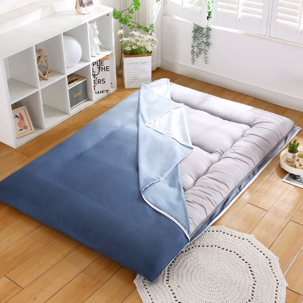 soft machine washable zippered floor futon mattress cover Temu