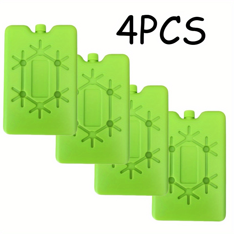 Image of 4pcs Ice Packs For Lunch Box - Reusable Ultra-thin Freezer Packs - Long-lasting Cool Packs For Coolers Non-contact Food