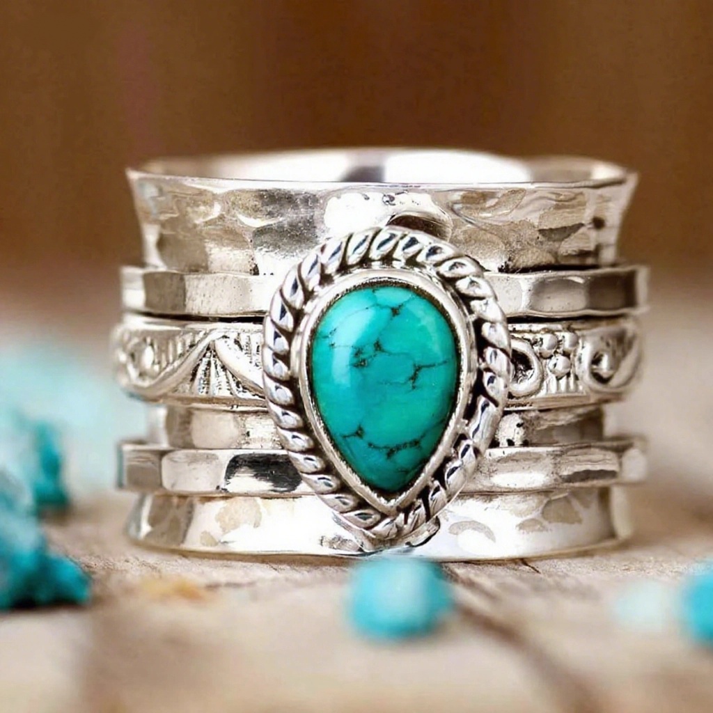 E-shop Damen Vintage Bohemian mit Hohlem Design und Einzelner Reihe aus Synthetischem Zirkonia - KC Vergoldenet, Langlebiger Mode Schmuck, Geeignet für