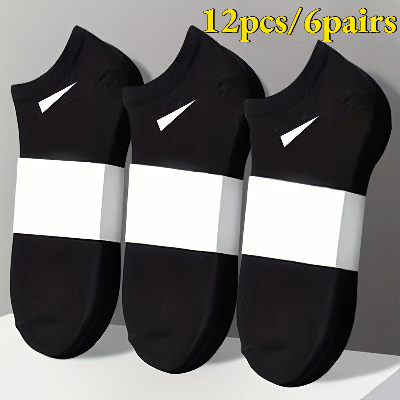 12 piezas de calcetines tobilleros unisex de corte bajo - Calcetines invisibles transpirables y resistentes al olor, adecuados para gimnasio, oficina, atuendo casual - Paquete económico de calcetines suaves a granel (colores lisos minimalistas) - Corte bajo para zapatillas y esenciales para todo el