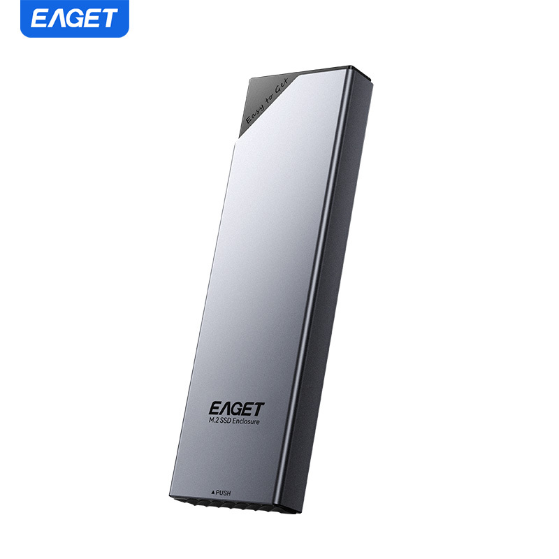 Image of Eaget Se630d Nvme Sata M.2 Ssd Enclosure Adapter, Usb 3.2 Gen 2 (10 ) To Nvme Pci-e Sata /(b+m) Key Solid State Drive External Enclosure Aluminum Alloy Support Uasp Trim For Ssds 2230/2242/2260/2280