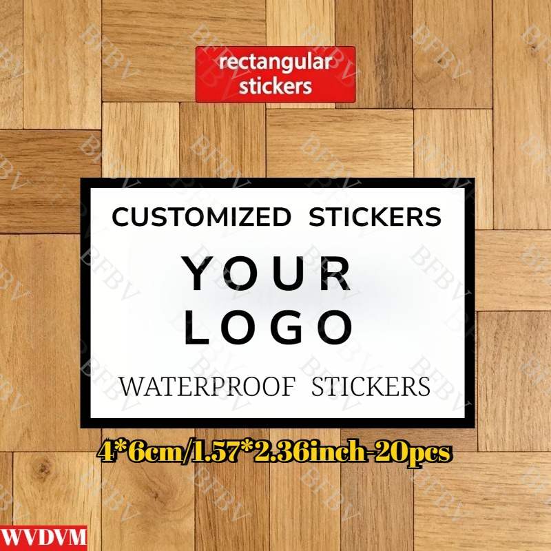 TEMU Adhesivos rectangulares multifuncionales personalizables de calidad y a prueba de sol, 2*5/3*5/3*6/4*6/4*9/6*9/7*9/8*12 cm, para todas las
