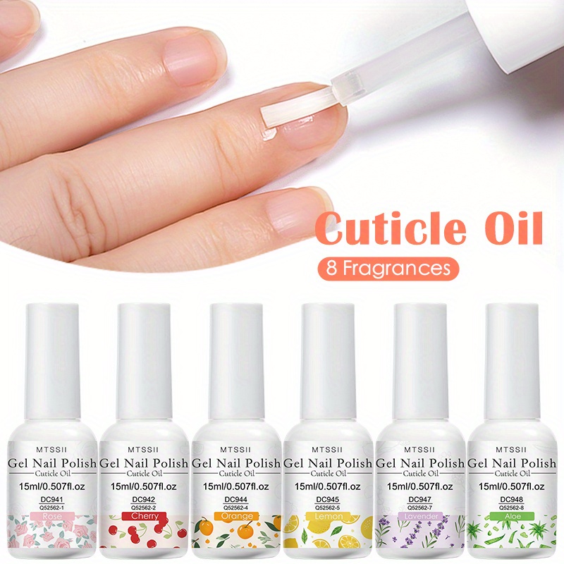 15ml nail cuticle oil protects nails fruit smell nail   gel polish 8 fragrance Product details 7