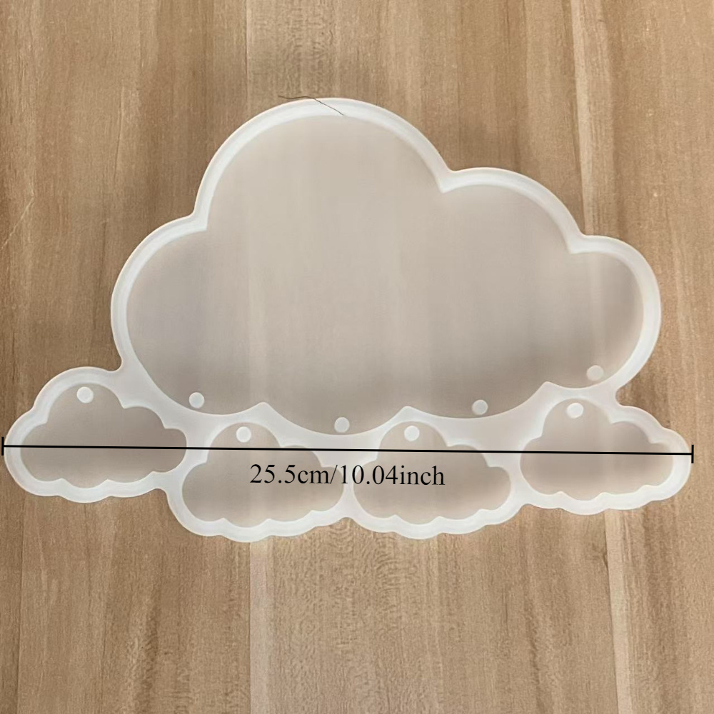 Card Milestone Cloud Shaped Silicone Mold Decoration Handmade Gypsum Ornament Mold Resin Drop Mold
