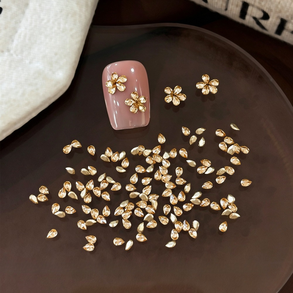 TEMU Accessori per nail art a mosaico color , 50 pezzi: a forma di in misure assortite, disponibili in pi羅 dimensioni, adatti per decorazioni fai da