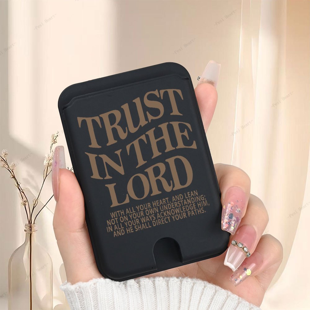 TEMU Creative Pattern Magnetic Phone Card Holder, Bag, Strong Magnetic Card Holder, Portable Card Protection Case, Suitable For Iphone 16e/ 16 Pro
