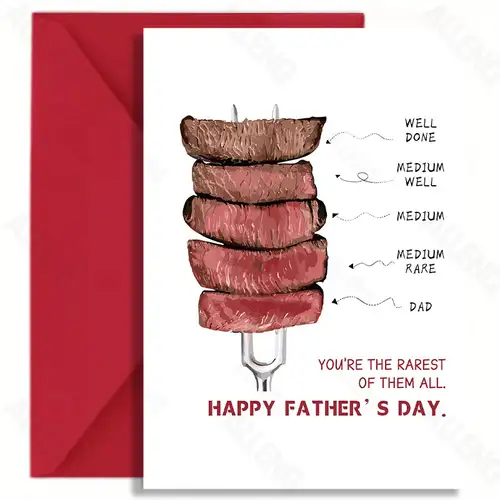 father's day greeting - the top dad, best dad, master of steak sauce and grilling meat - office & school supplies - Temu father's day greeting - the top dad, best dad, master of steak sauce and grilling meat - office & school supplies - Temu