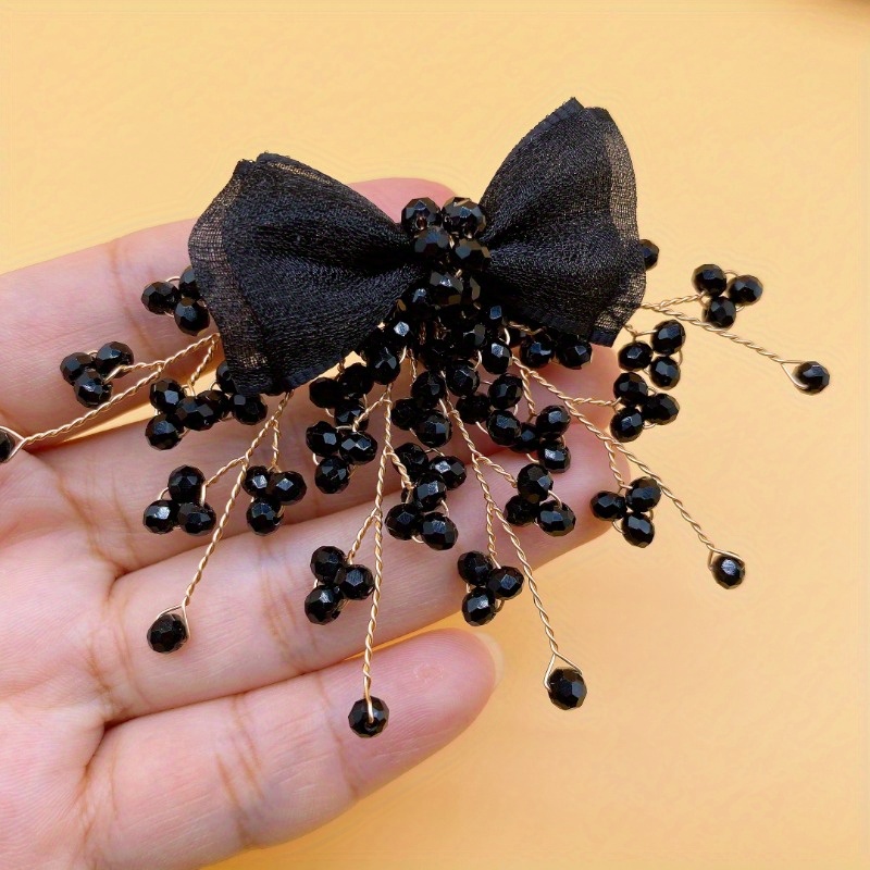 hair accessories for black dress Dark Punk Studded Mini Dress with Black Lace main image 1