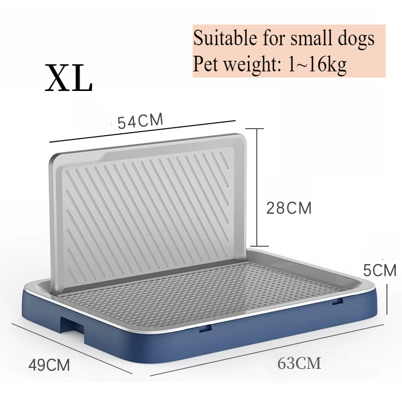 Splash Proof Wall Dog Toilet - Polypropylene Indoor Pet Defecation Tray, Suitable for Small to Medium-Sized Dogs - Non Slip, Durable, Easy to Clean Grid Design
