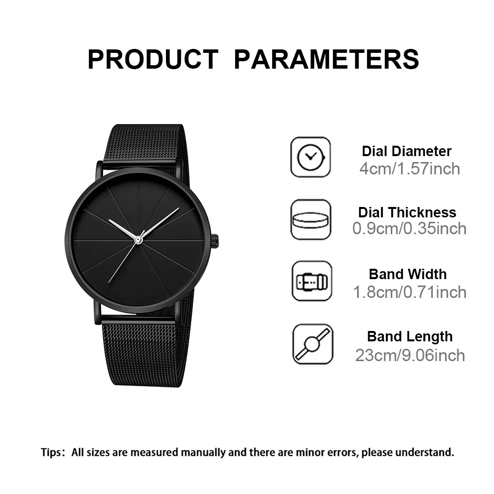 A New Women'S Minimalist Casual Round Dial Quartz Watch