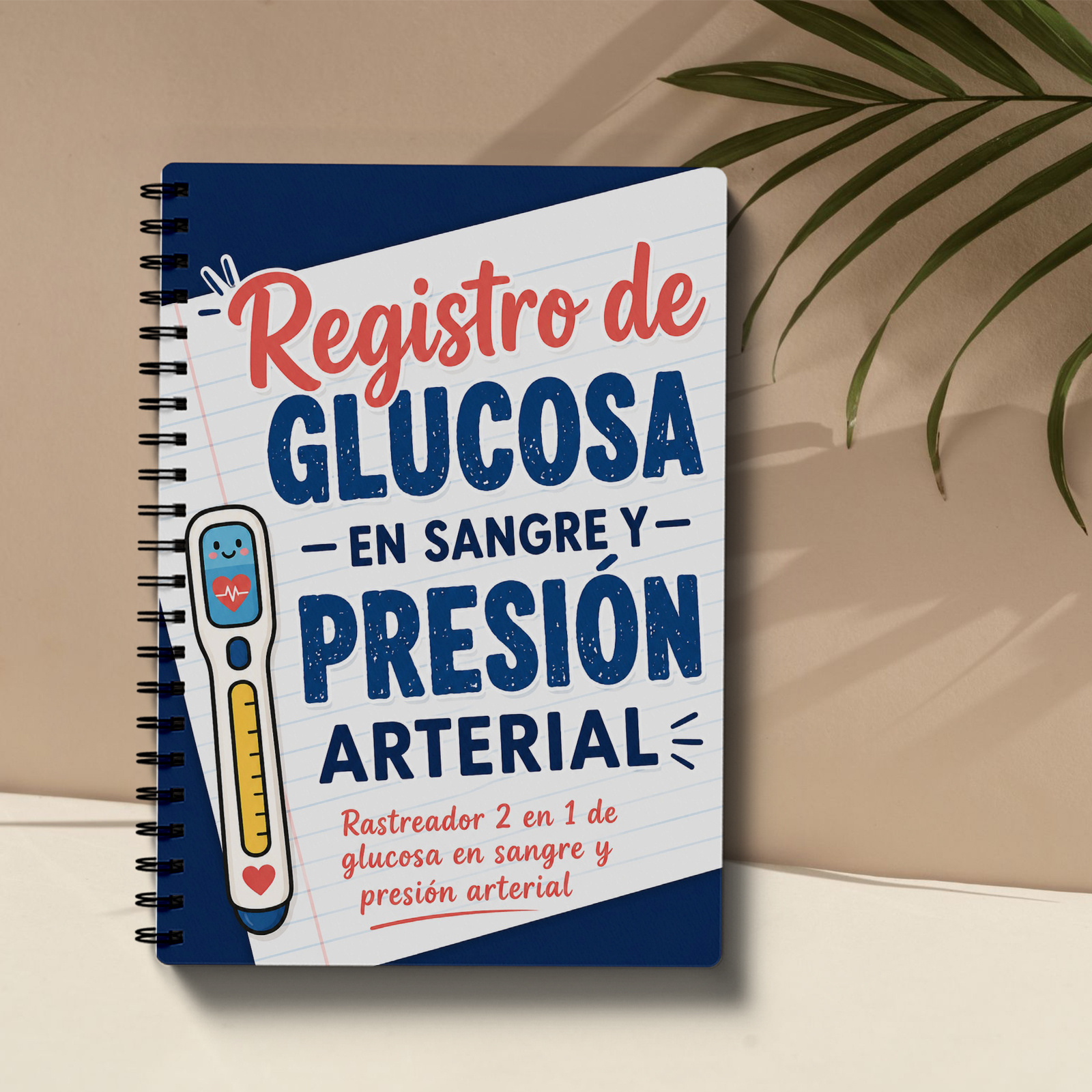 TEMU Libro de registro de en sangre y presión arterial, edición en español, con encuadernación en - Seguimiento semanal de peso sin , adecuado para