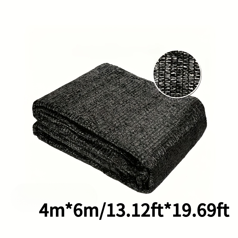 TEMU Heavy-duty Uv-resistant Shade Net Cover 13.12ft 19.69ft Suitable For Greenhouses, Pe Fabric With 40% Uv Protection & 50% Light , Covering For