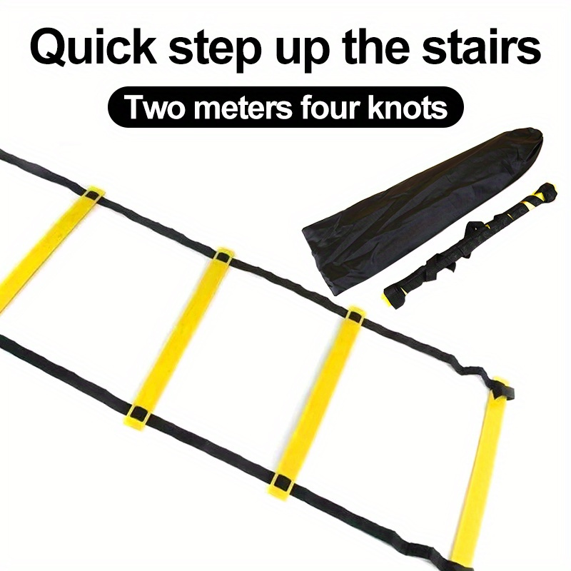 TEMU Training Ladder, Rope Ladder, Ladder Training Ladder, Basketball Training, Obstacle Speed Ladder, Equipment With A Handbag