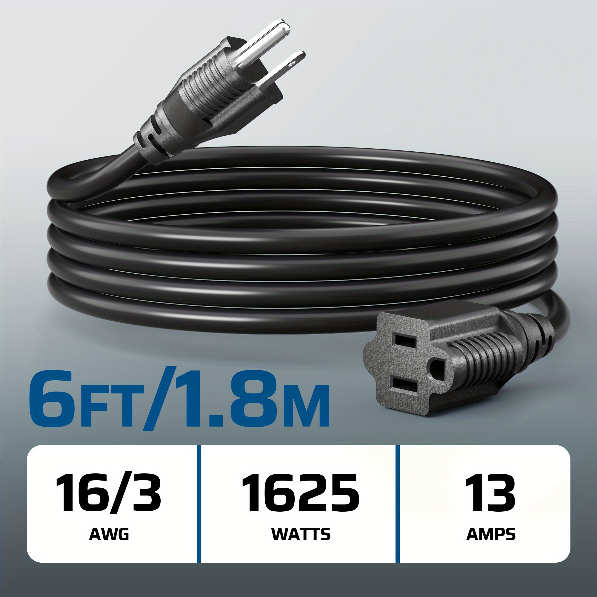 Aazon.co: Ultra Explorer 6 Foot Lighted Outdoor Extension Cord - 12/3