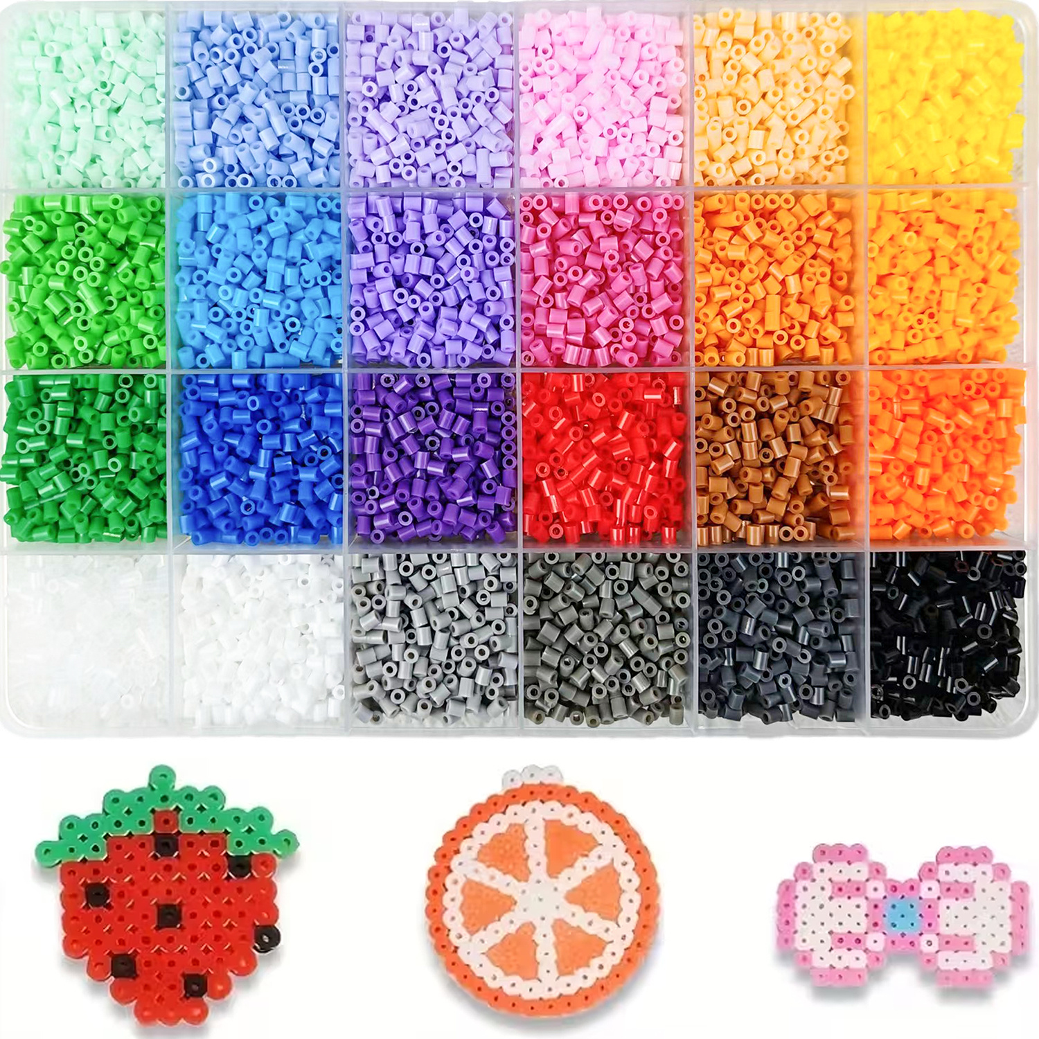 E-shop 15000-teiliges Emaille-Punktperlen-Set 2,6 mm, DIY-Schmuckherstellung, Feiertagsgeschenk, -Perlen-Bastelset, DIY-Feiertagsdekoration, kreatives