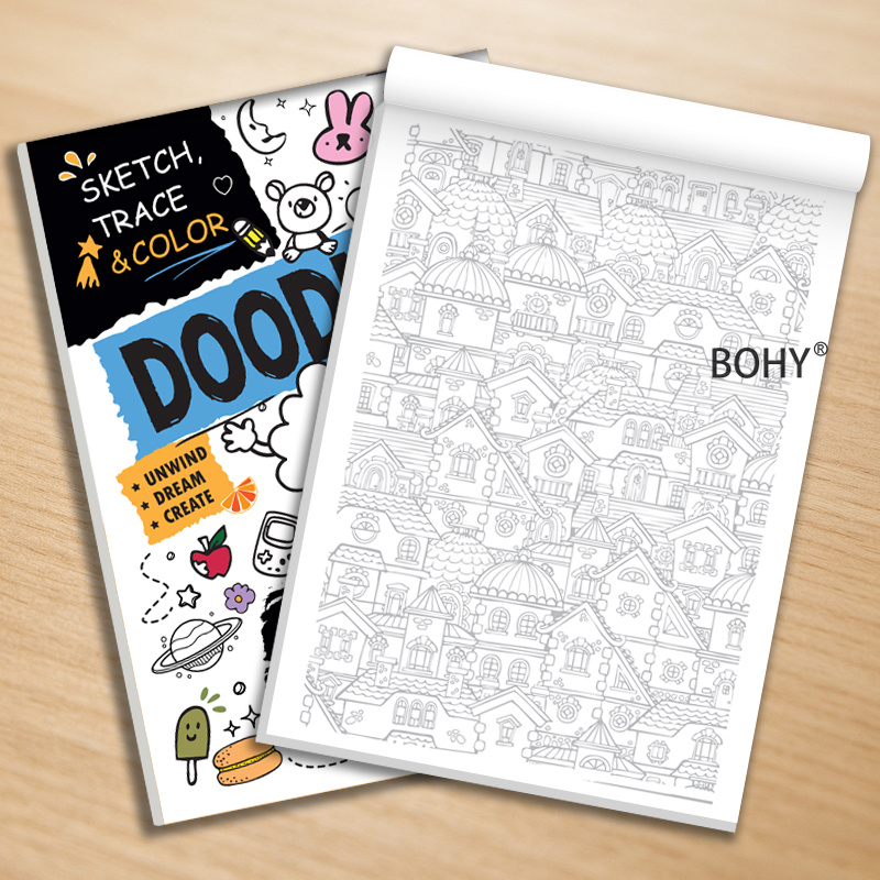 TEMU Carnet de 1 pour adultes pour la décompression, avec des thèmes de dessin au trait que l'architecture de exotiques, des avec des voiliers et des