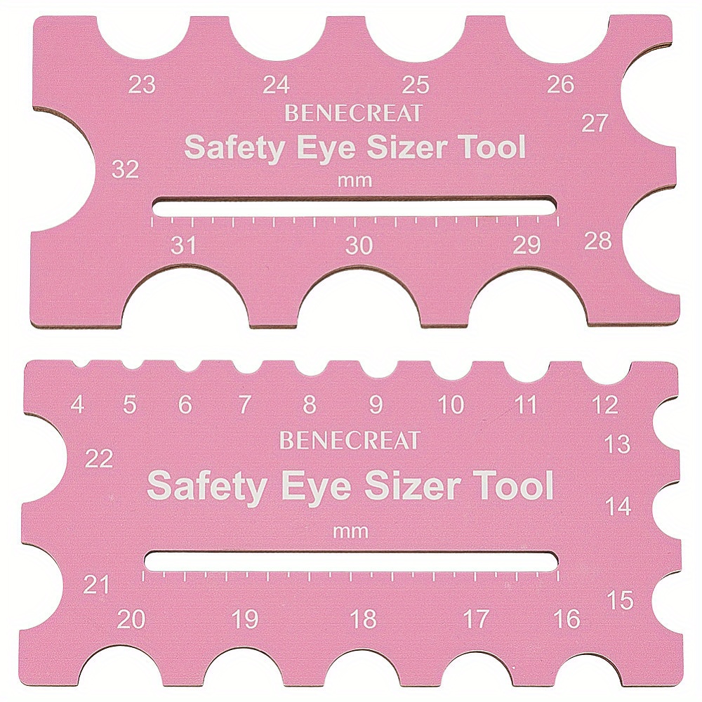 TEMU 2d Flat 2pcs Set, Hot Pink Measuring Tools, Sewing Ruler